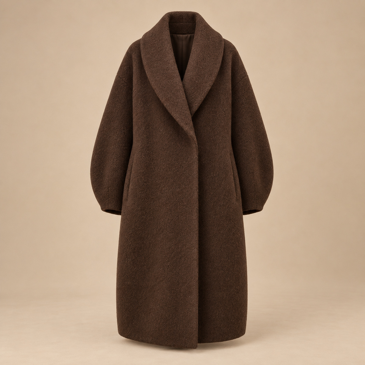 Arden Espresso Cocoon Coat