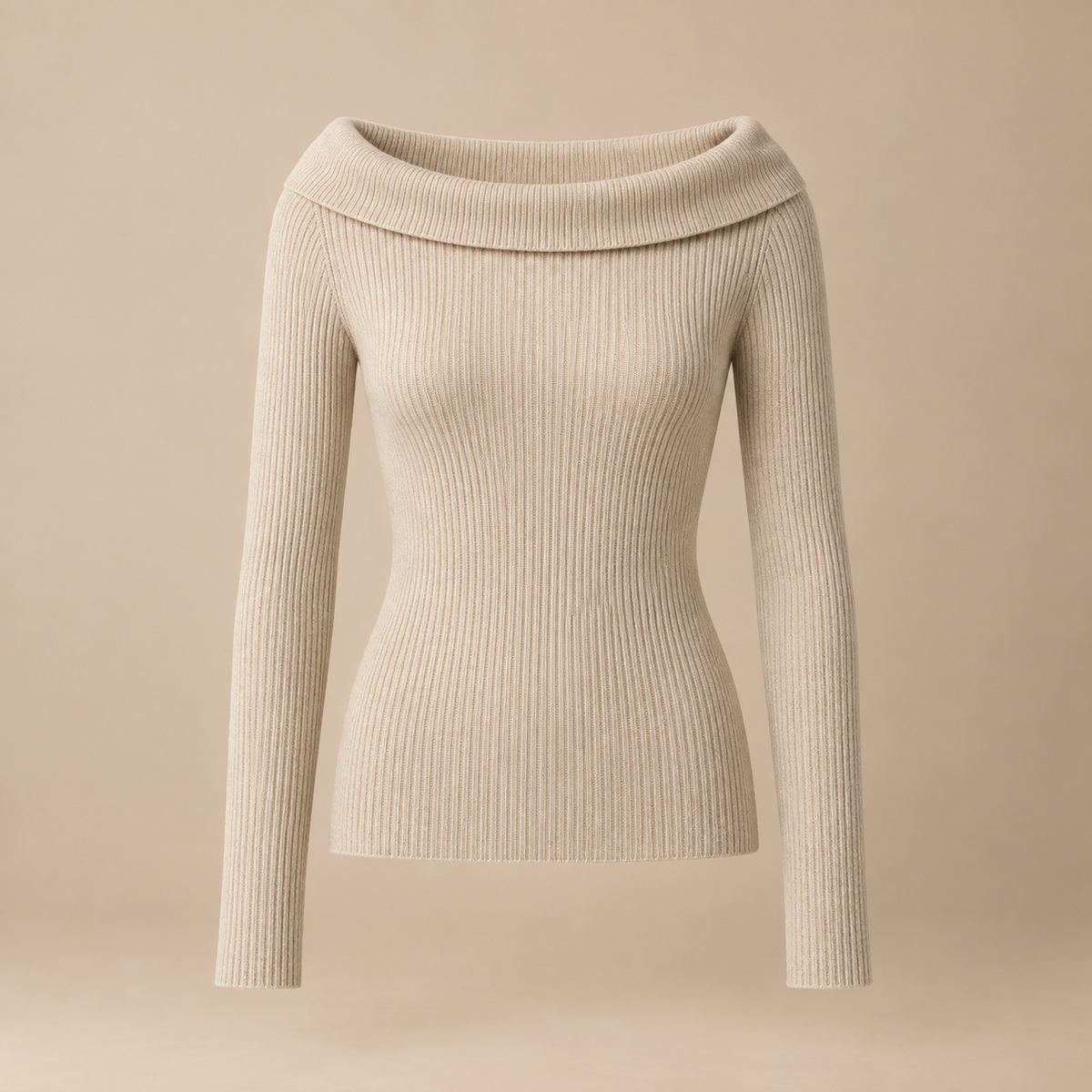 Vale Oat Fold Knit